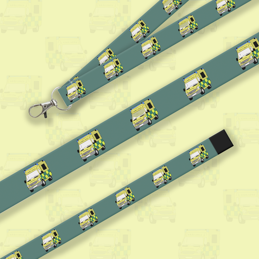 Uniform Green Ambulance Lanyard